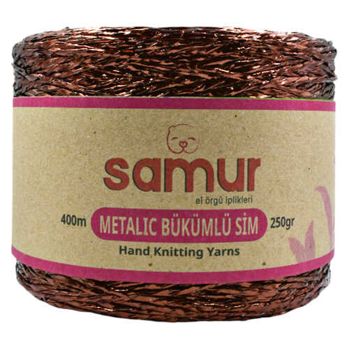SAMUR,METALİK SİM 230 KAHVE