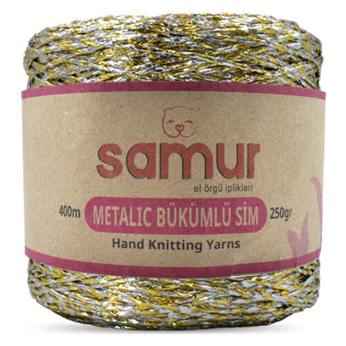 SAMUR,METALİK SİM 260 SARI.GÜMÜŞ