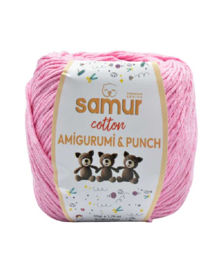 SAMUR,PANÇ & AMİGURUMİ 08 ŞEKER PEMBE