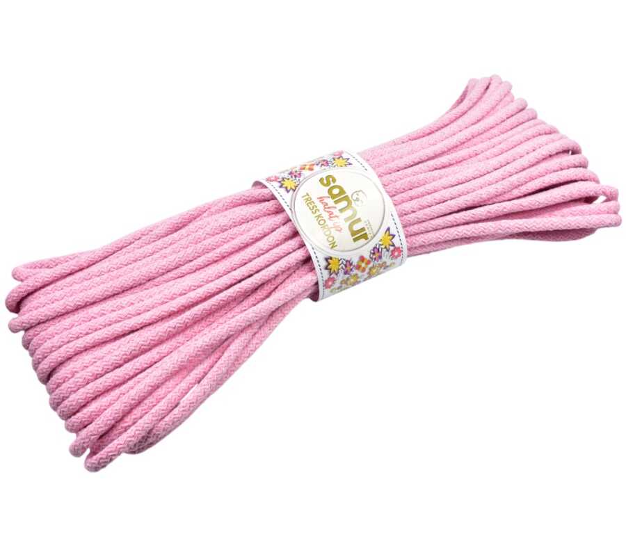 SAMUR,TRESS KORDON 08 ŞEKER PEMBE