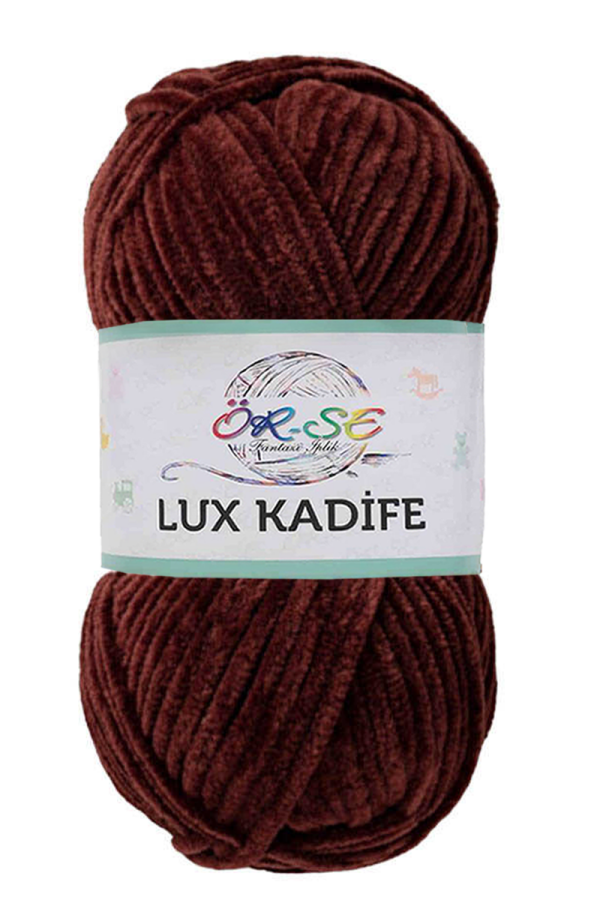 ÖRSE,LUX KADİFE 3289 KOYU KAHVE