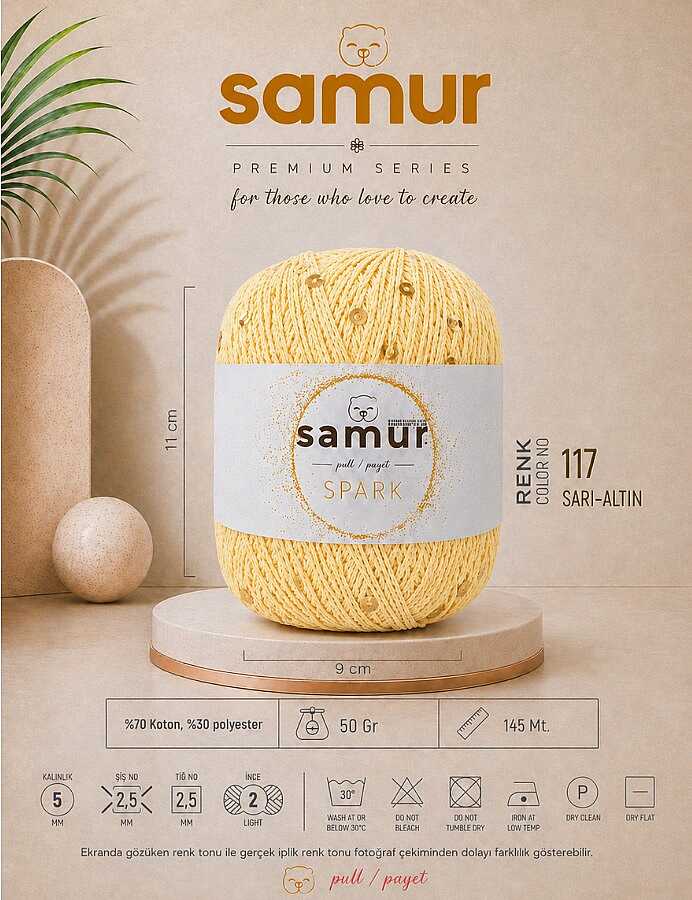 SAMUR,SPARK 117 SARI-ALTIN